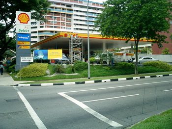 Dobner metal ceilings in gas stations in singapore